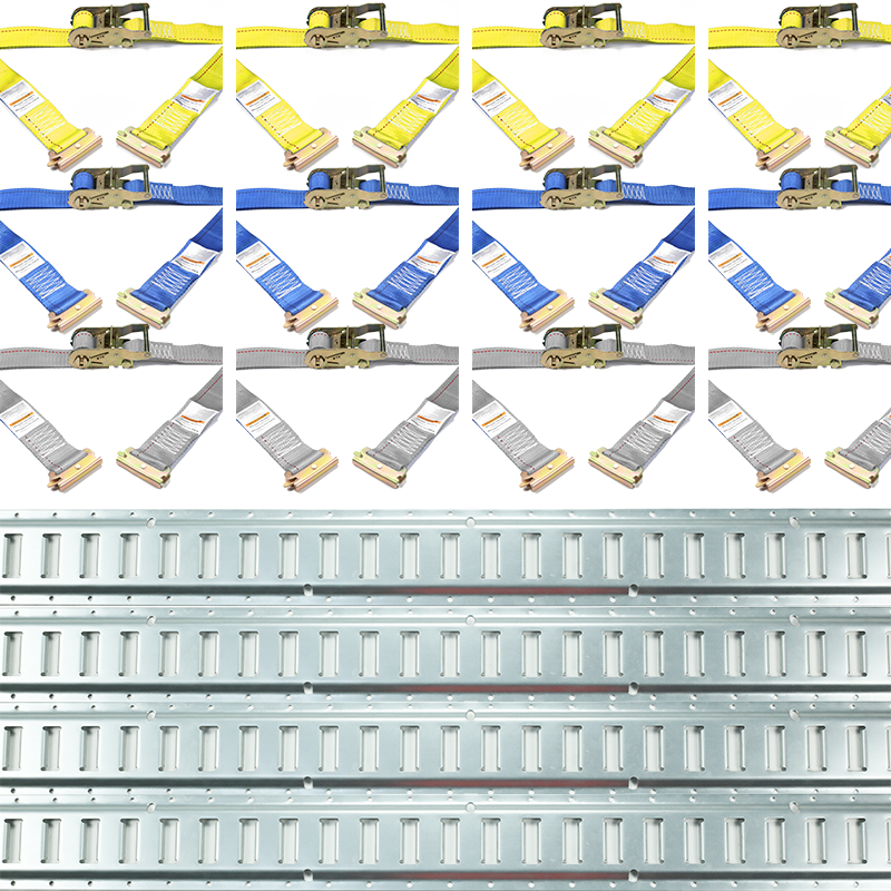 4Pack ráčna Straps E Track Kit