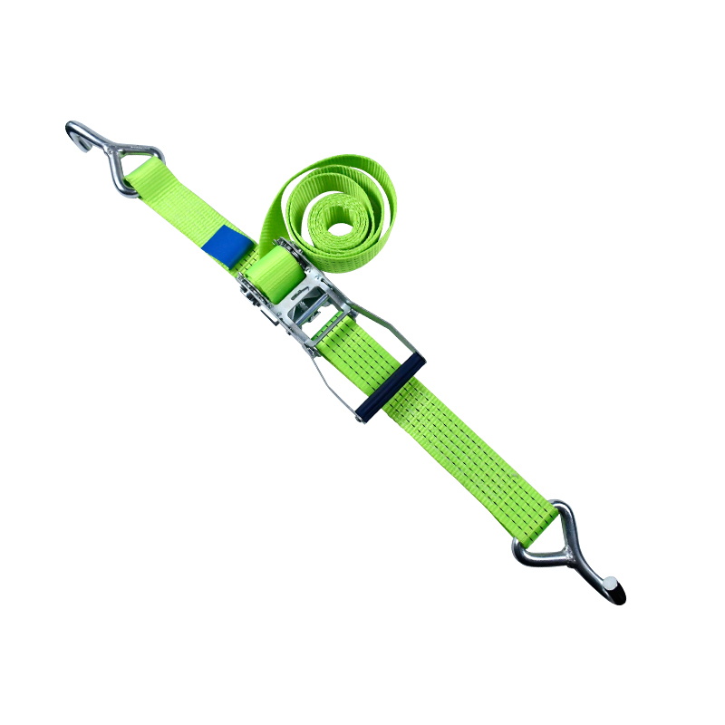5T Green Heavy Duty Ratchet popruhy s Single-J háky